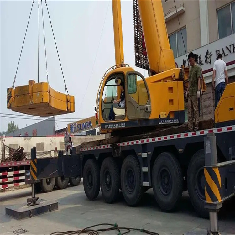 淇滨当地吊车出租|机器吊装|75吨|工厂搬迁服务